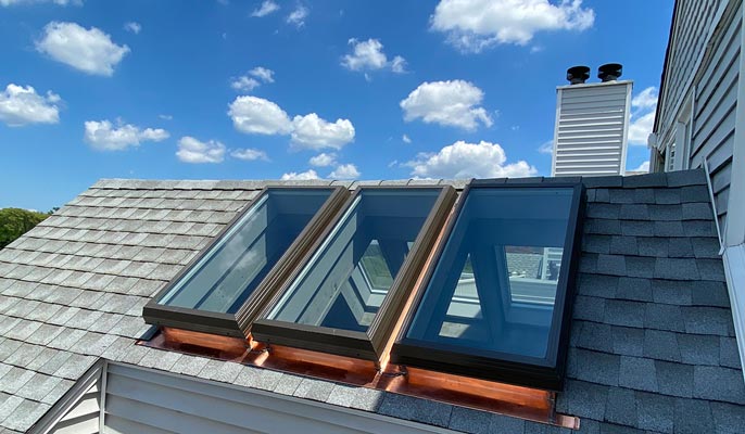 Skylights in Westchester, New York, NY & Connecticut | Joseph Salvatore & Sons Roofing